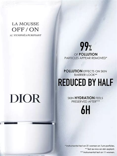 Dior La Mousse OFF/ON Foaming Cleanser Review: .